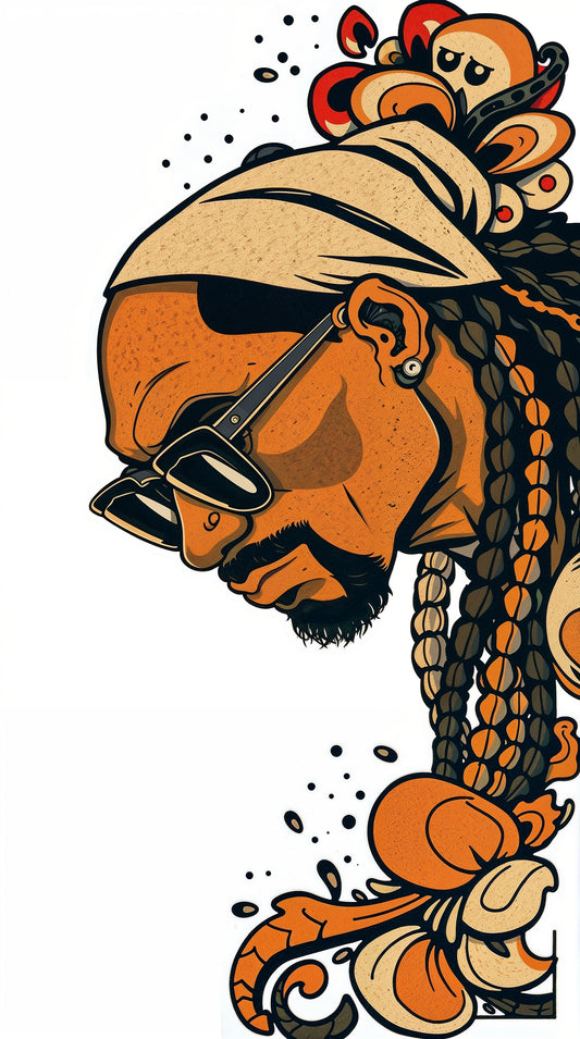 Snoop Dogg Digital Art - West Coast Hip-Hop Printable